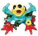 Kitty's Critters 8544 My Paradise Figurine Frog