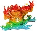 Kitty's Critters 8693 Peace Man Figurine Frog