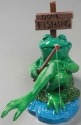 Kitty's Critters 8725 Gone Fishing Frog Frog