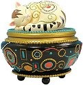 Kleo Kats 13031 Snoozie Trinket Box Trinket Box