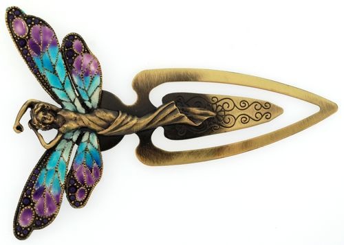 Kubla Crafts Bejeweled Enamel KUB 0457 Bookmark Fairy