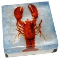Kubla Crafts Capiz KUB 1576 Lobster Capiz Box
