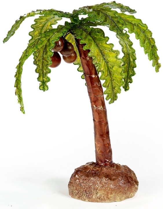 Kubla Crafts Capiz 2119 Glass Palm Tree Tabletop Figurine