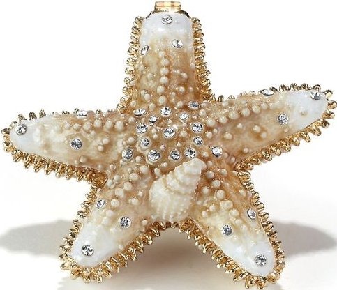 Kubla Crafts Bejeweled Enamel KUB 3 3305 Small Starfish Box