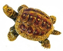 Kubla Crafts Bejeweled Enamel KUB 3108 Turtle Box
