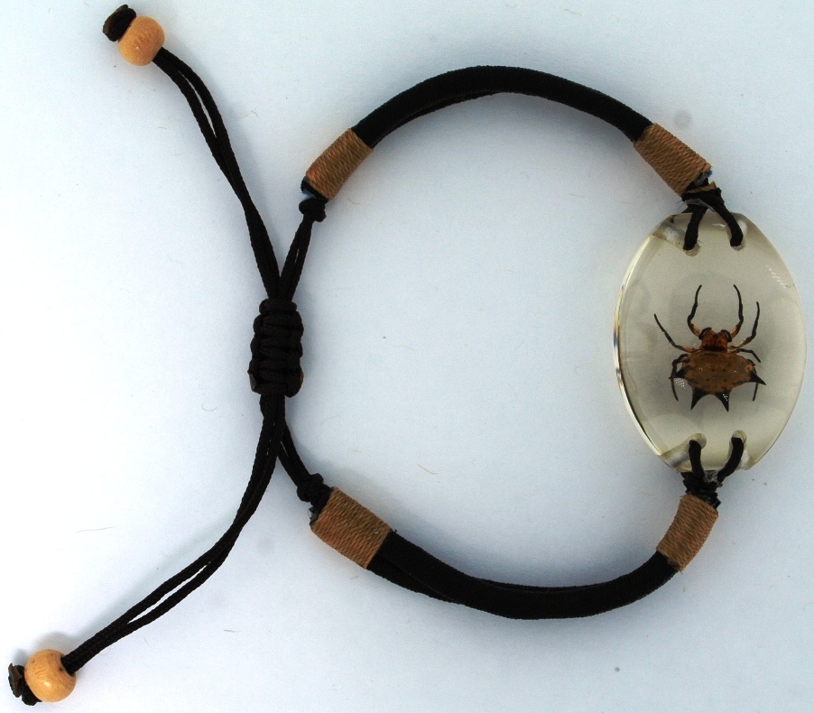 Kubla Crafts Bejeweled Enamel KUB 74 7529B Bracelet Spider