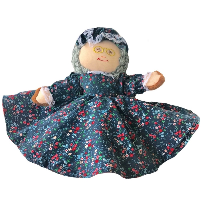Kubla Crafts Soft Sculpture 7754G Grandmother Flip Flop Doll
