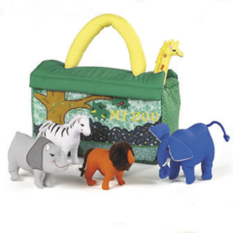 Kubla Crafts Soft Sculpture KUB 8978 My Zoo Bag