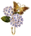 Kubla Crafts Bejeweled Enamel 3138 Hydrangea Wall Hook