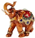 Kubla Crafts Bejeweled Enamel 3151 Elephant Box