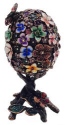 Kubla Crafts Bejeweled Enamel 3161B Victorian Egg Large Box