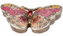 Kubla Crafts Bejeweled Enamel KUB 0 3223 Butterfly Box open both wing