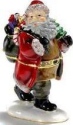 Kubla Crafts Bejeweled Enamel 3342 Santa Box