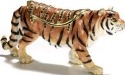 Kubla Crafts Bejeweled Enamel 3382 Tiger Box