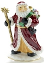 Kubla Crafts Bejeweled Enamel 3612 European Santa Christmas Box