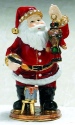 Kubla Crafts Bejeweled Enamel KUB 0 3757 Santa with Nutcracker Box