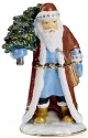 Kubla Crafts Bejeweled Enamel 3885- Woodland Santa Christmas Box