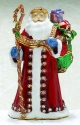 Kubla Crafts Bejeweled Enamel KUB 0 3894 Father Christmas Box