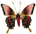 Kubla Crafts Cloisonne 4786BRi Bejeweled Butterfly Ornament