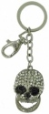 Kubla Crafts Bejeweled Enamel 1448 Skull Key Ring