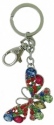 Kubla Crafts Bejeweled Enamel KUB 00 1470 Butterfly Key Ring