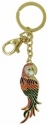 Kubla Crafts Bejeweled Enamel 1480 Parrot Key Ring