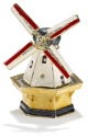 Kubla Crafts Bejeweled Enamel KUB 00 3704 Windmill Box