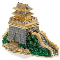 Kubla Crafts Bejeweled Enamel 3778 Great Wall of China Box