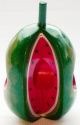 Kubla Crafts Capiz 0135- Watermelon Wood Napkin Rings Set of 8