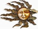 Kubla Crafts Capiz 0175- Extra Large Sun Wall Decor