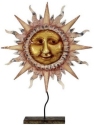 Kubla Crafts Capiz 0181- Sun Wall Decor