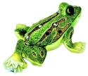 Kubla Crafts Capiz 0311- Mosaic Bull Frog Figurine