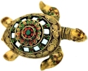 Kubla Crafts Capiz 0318 Mosaic Sea Turtle Figure Set of 4