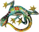 Kubla Crafts Capiz 0324-N Lizard Wall Decor