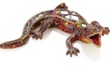 Kubla Crafts Capiz 0329- Alligator Wall Decor