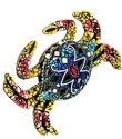 Kubla Crafts Capiz 0337- Mosaic Crab Wall Decor