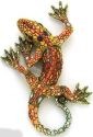 Kubla Crafts Capiz 0356Y Mosaic Lizard Wall Decor