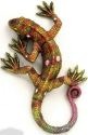 Kubla Crafts Capiz 0357GN Large Lizard Wall Decor