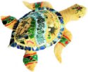 Kubla Crafts Capiz 0382- Large Sea Turtle Wall Decor