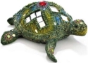 Kubla Crafts Capiz 0389- Mosaic Sea Turtle Figurines Set of 2