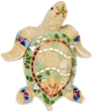 Kubla Crafts Capiz 0396- Medium Sea Turtle Wall Decor Set of 3