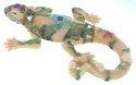 Kubla Crafts Capiz 0399- Mosaic Lizard Wall Decor Set of 2