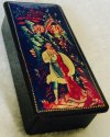 Kubla Crafts Capiz 0436- Loving Couple Lacquer Box