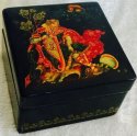 Kubla Crafts Capiz 0437- Magician Lacquer Box