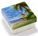 Kubla Crafts Capiz 1533 Hula Beach Large Capiz Box