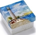 Kubla Crafts Capiz 1786 Lighthouse Capiz Box