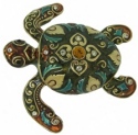 Kubla Crafts Bejeweled Enamel 3186 Victorian Sea Turtle Box