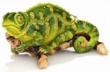 Kubla Crafts Bejeweled Enamel 3908G Chameleon Box