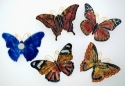 Kubla Crafts Cloisonne 4372M Cloisonne Butterflies Magnet Set of 4