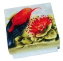 Kubla Crafts Capiz 1005N Liwi with Lehua Flower Capiz Box